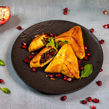 Spinat-Fatayer (Syrische Spinatpasteten)