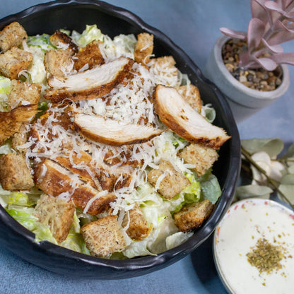 Caesar Salad mit gegrilltem Hähnchen
