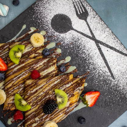 Crêpe mit Schokolade