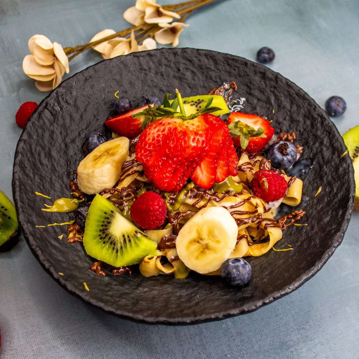 Crêpe mit Schokolade