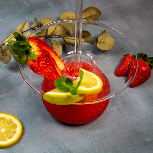Frischer Erdbeersaft
