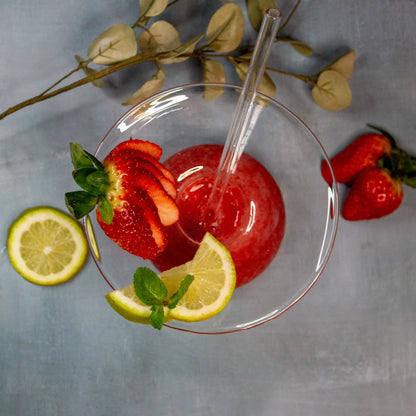 Frischer Erdbeersaft