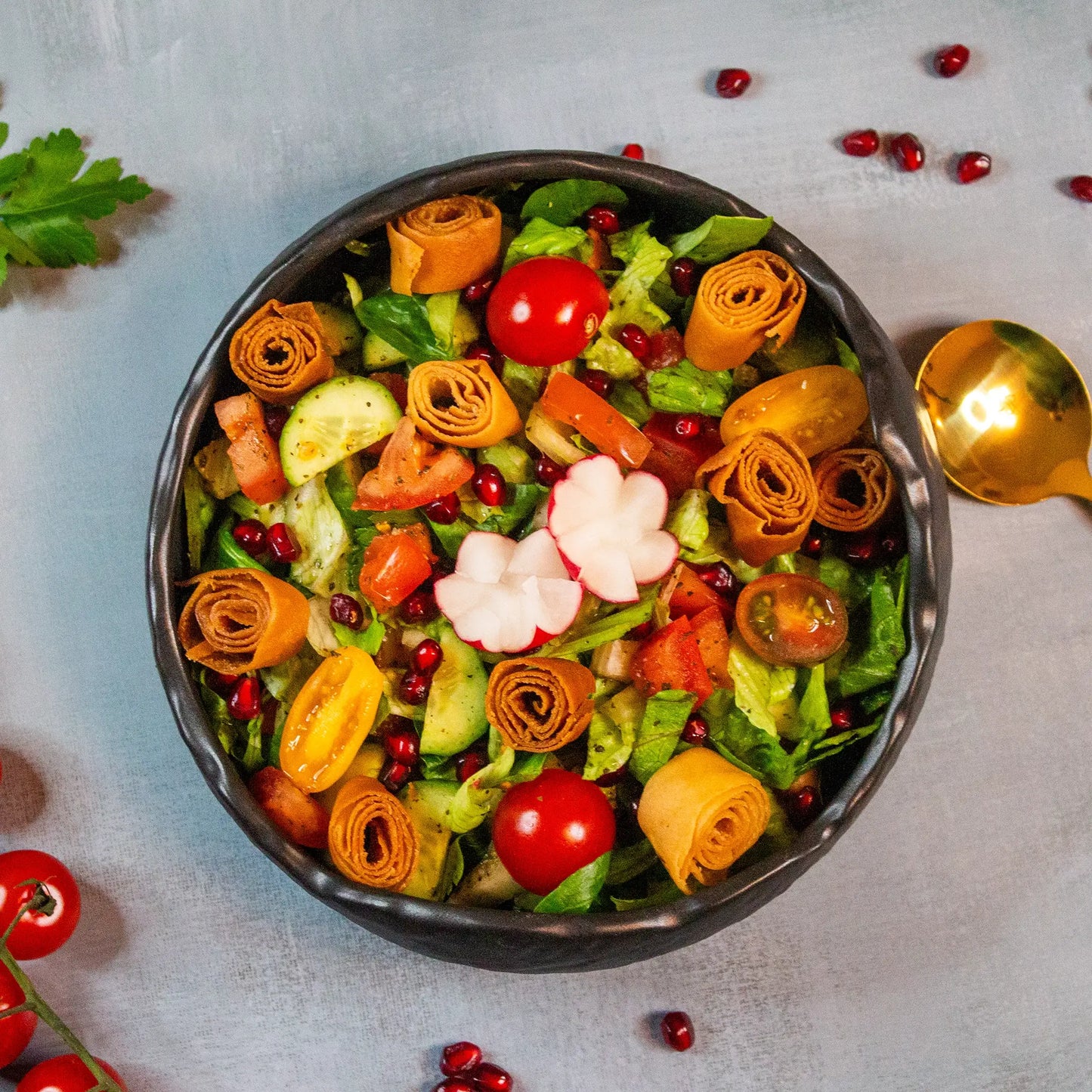 Fattoush – Orientalischer Brotsalat
