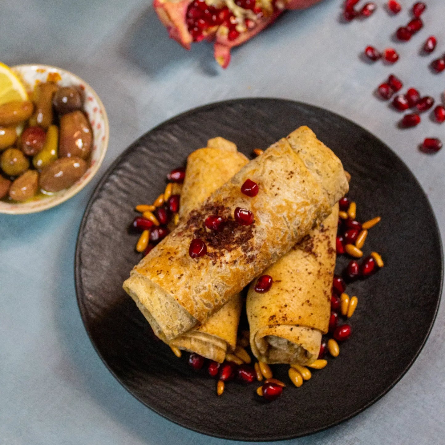 Musakhan-Rollen – Orientalische Hähnchenrollen mit Sumach