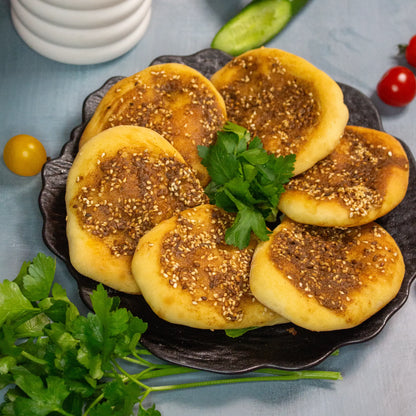 Zaatar-Fatayer (Orientalische Teigtaschen mit Zaatar)