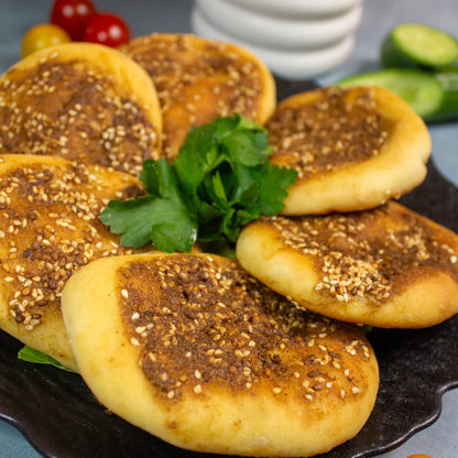 Zaatar-Fatayer (Orientalische Teigtaschen mit Zaatar)